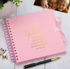 Personalised Great Grandma Multiple Colours Scrapbook or Photo Album Gift With Sentiment