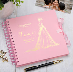 Personalised Letters To The Bride Multiple Colour Scrapbook Journal Memory Keepsake