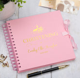 Personalised Christening Day Multiple Colour Scrapbook Photo album Guestbook