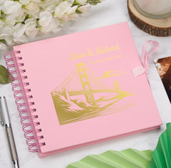 Personalised San Francisco Keepsake Multiple Colour Scrapbook Photo Album Foil Print