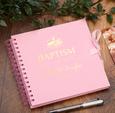 Personalised Baptism Day Multiple Colour Scrapbook Photo album Guestbook