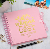 Not All Those Who Wonder Adventure Travel Journal Album Multiple Colours Scrapbook