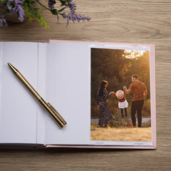 In Case We Forget Memory Photo Album For 50 x 6 by 4 Photos In Pink