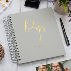 Personalised Pops Memory Book Multiple Colours Photo Album Photo Album ukgiftstoreonline 4x6 Inch Album