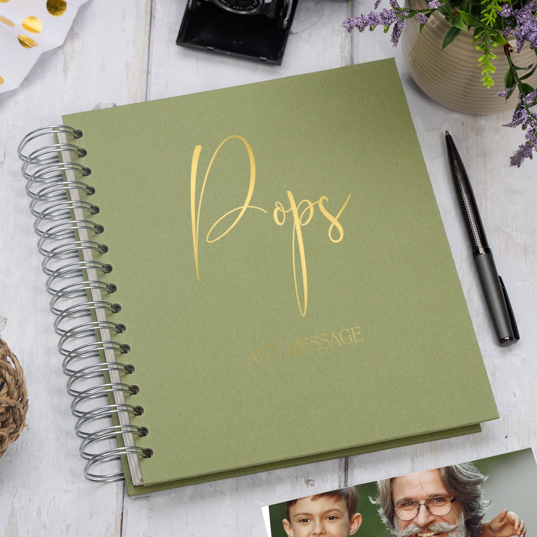 Personalised Pops Memory Book Multiple Colours Photo Album Photo Album ukgiftstoreonline