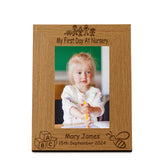 Personalised First Day At Nursery Photo Frame Gift