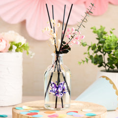 Personalised Purple Butterfly Reed Diffuser Gift For Her Any Occasion or Sentiment