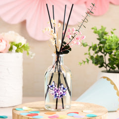 Personalised Purple Butterfly Reed Diffuser Gift For Her Any Occasion or Sentiment