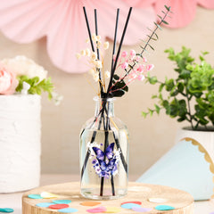 Personalised Purple Butterfly Reed Diffuser Gift For Her Any Occasion or Sentiment