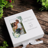 Personalised 25th Anniversary Couple Gift Custom Photo Anniversary Keepsake Box Wedding Day Memory Gifts