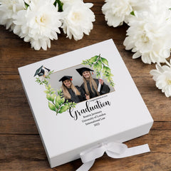 Personalised Graduation Keepsake Memory Box Newly Graduated Gift With Custom Photo