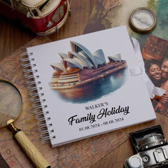 Personalised Australia Holiday Memory Scrapbook Journal Photo Albums
