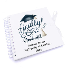 Personalised Graduation Photo Album Scrapbook Finally Graduated
