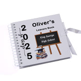 Custom School Leavers Scrapbook Album Personalised Message Book End Of Year Memory Keepsake Gifts