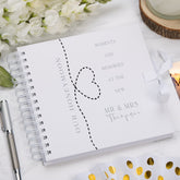 Personalised New Mr & Mrs Moments And Memories Scrapbook Photo Album Custom Honeymoon Memory Book