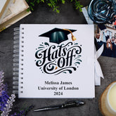 Personalised Graduation Photo Album Scrapbook Hats Off