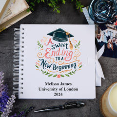 Personalised Graduation Photo Album Scrapbook New Beginning