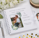Personalised 5 Years Together Anniversary Custom Photo Scrapbook Gifts Customizable Memorabilia Gift