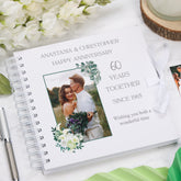 Personalised 60 Years Together Anniversary Custom Photo Scrapbook Gifts Customizable Memorabilia Gift