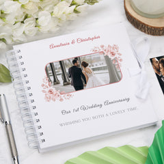 Personalised Our 1st Wedding Anniversary Custom Photo Scrapbook Gifts Customizable Memory Book