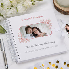 Personalised Our 5th Wedding Anniversary Custom Photo Scrapbook Gifts Customizable Memory Book