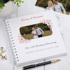 Personalised Our 10th Wedding Anniversary Custom Photo Scrapbook Gifts Customizable Memory Book