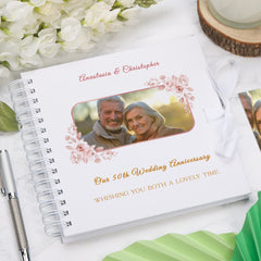 Personalised Our 50th Wedding Anniversary Custom Photo Scrapbook Gifts Customizable Memory Book
