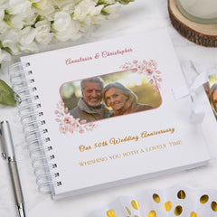 Personalised Our 50th Wedding Anniversary Custom Photo Scrapbook Gifts Customizable Memory Book