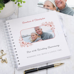 Personalised Our 60th Wedding Anniversary Custom Photo Scrapbook Gifts Customizable Memory Book