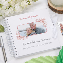 Personalised Our 60th Wedding Anniversary Custom Photo Scrapbook Gifts Customizable Memory Book