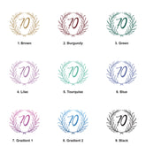 Personalised 70th Birthday Gift For Her Or Him With Laurel Wreath Photo Album With Sleeves 100 x 6x4 Capacity