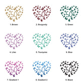 50th Birthday White Photo Album Gift With Butterflies 50 x 6x4 Photos