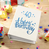 40th Birthday Gift For Her Or Him Photo Album With Sleeves 100 x 6x4 Capacity