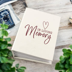 In Loving Memory Photo Album With Sleeves 100 x 6x4 Capacity
