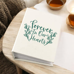 Forever In Our Hearts Memorial Remembrance Photo Album With Sleeves 100 x 6x4 Capacity
