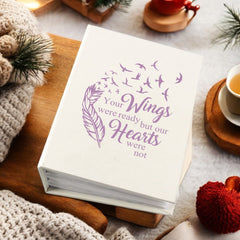 Your Wings Were Ready Memorial Remembrance Photo Album With Sleeves 100 x 6x4 Capacity