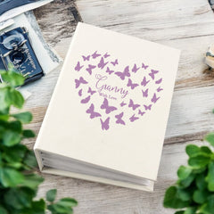 Granny With Love Butterflies Design Photo Album Gift With Sleeves 100 x 6x4 Capacity