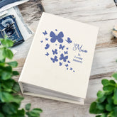 Mum In Loving Memory Butterfly Design Memorial Remembrance Photo Album With Sleeves 100 x 6x4 Capacity