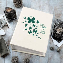Sister In Loving Memory Butterfly Design Memorial Remembrance Photo Album With Sleeves 100 x 6x4 Capacity