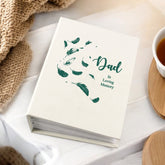 Dad In Loving Memory Feather Memorial Remembrance Photo Album With Sleeves 100 x 6x4 Capacity