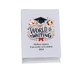 Personalised Graduation Photo Album 100 x 6x4 World Awaits