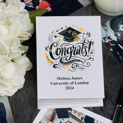 Personalised Graduation Photo Album 100 x 6x4 Congrats!