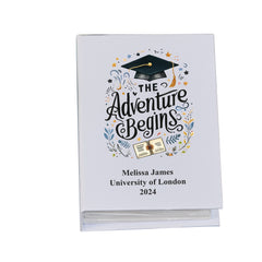 Personalised Graduation Photo Album 100 x 6x4 Adventure Begins