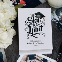 Personalised Graduation Photo Album 100 x 6x4 Sky Is The Limit