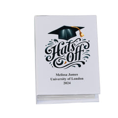 Personalised Graduation Photo Album 100 x 6x4 Hats Off