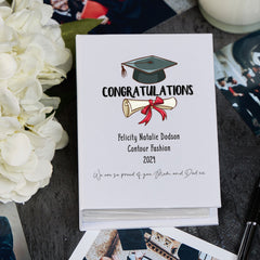 Personalised Congratulations Graduation Photo Album 100 x 6x4