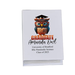 Personalised Graduation Photo Album 100x6x4 With Owl