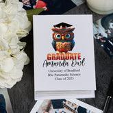 Personalised Graduation Photo Album 100x6x4 With Owl