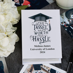 Personalised Graduation Photo Album 100x6x4 Tassel Hassle