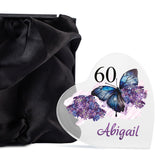 60th Birthday Gift For Her Heart Block In Gift Box